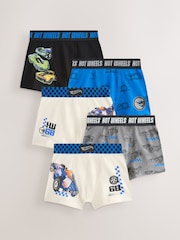 Black/White/Blue Hot Wheels Trunks 5 Pack (2-14yrs) - Image 1 of 9