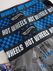 Black/White/Blue Hot Wheels Trunks 5 Pack (2-14yrs) - Image 8 of 9