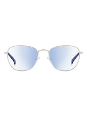 Polaroid Unisex Silver Reading Glasses with Blue-Blocking Filter - Image 1 of 6