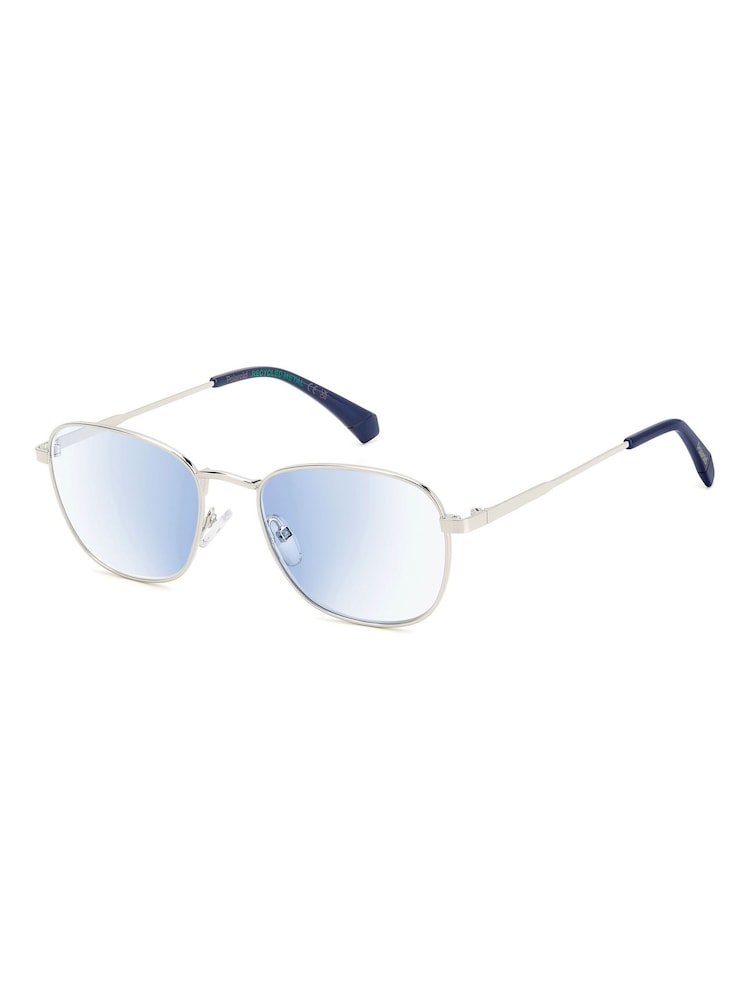 Polaroid Unisex Silver Reading Glasses with Blue-Blocking Filter - Image 2 of 6