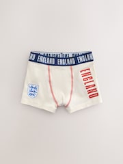 Red/White/Navy England FA Trunks 3 Pack (2-14yrs) - Image 3 of 7