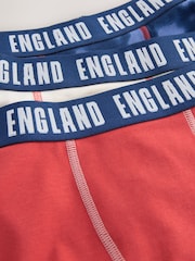 Red/White/Navy England FA Trunks 3 Pack (2-14yrs) - Image 6 of 7