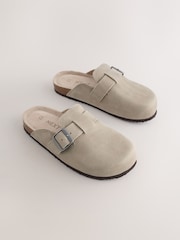Neutral Brown Slip-Ons Clogs - Image 1 of 5