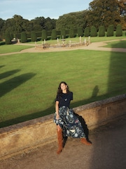 Imprimeu floral - National Trust x Next Maxi Skirt - Imaginea 4 din 9