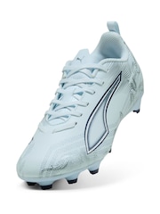 Puma Light Blue Ultra 6 Play Firm Ground Football Boots - Image 4 of 5