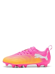 Puma Pink Future 9 Play FG/AG Jr Football Boots - Image 3 of 6