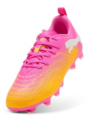 Puma Pink Future 9 Play FG/AG Jr Football Boots - Image 4 of 6