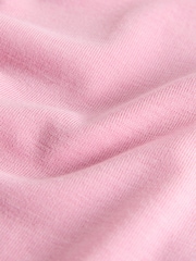 The Set Soft Touch Short Sleeve Top and Short Pyjamas 2 Pack Pink/Grey - Image 4 of 5