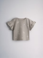 The Set 5 Pack Cotton Jersey Frill Sleeve T-Shirt and Shorts Pyjamas Set - Imagen 6 de 6