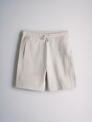 The Set 2 Pack Rib Trophy Neck Top and Short Set Blue/Neutral - Image 5 of 6