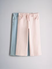 The Set 2 Pack Tie Waist Pull On Jean Blue/Pink - Image 1 of 6