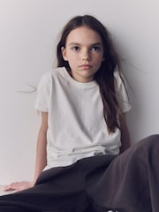 The Set 4 Pack Ruched Cotton Jersey Short Sleeve T-Shirts - Imaginea 4 din 6