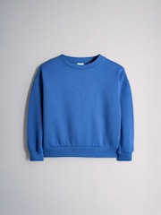 The Set 4 Pack Zip Through Sweat Bombers and Seam Detail Crews Navy Blue/Green/Cream - Image 4 of 6