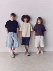 The Set 3 Pack Denim Jorts Dark Wash/Ecru/Mid Wash - Image 1 of 6