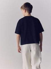 The Set 5 Pack Cropped Oversized Jersey Short Sleeve T-Shirts - Imaginea 6 din 6