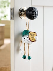White Golf ball Character Thanks For Putting Up With Me Hanging Decoration - Image 2 of 2