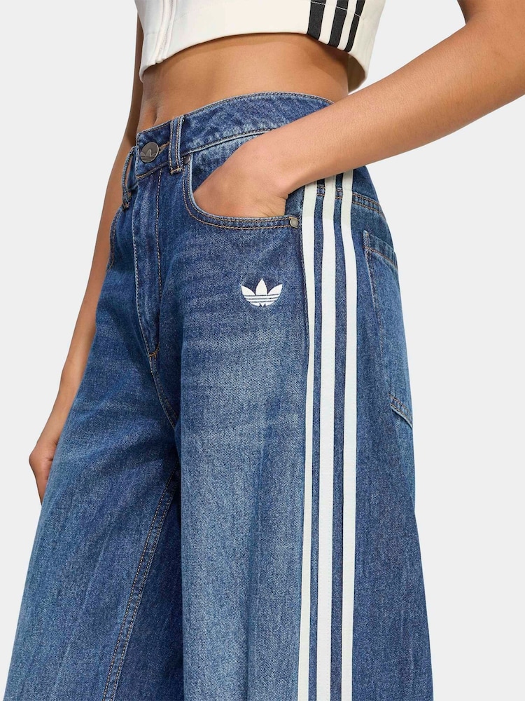 Buy adidas Original Blue Denim Dad Jeans from Next USA