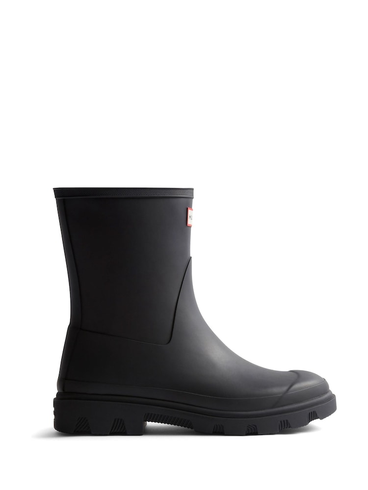 Hunter Black Unisex Downpour Short Boots - Image 1 of 4 Hunter Black Unisex Downpour Short Boots - Image 1 of 4
