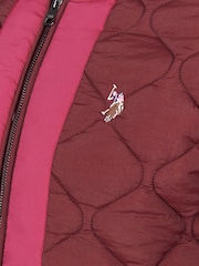 U.S. Polo Assn. Brown Contrast Bomber Jacket - Image 10 of 11