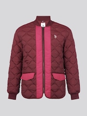 U.S. Polo Assn. Brown Contrast Bomber Jacket - Image 7 of 11