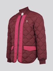U.S. Polo Assn. Brown Contrast Bomber Jacket - Image 8 of 11