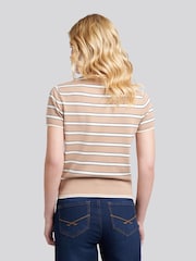 U.S. Polo Assn. Natural Stripe Crew Neck Jumper - Image 2 of 4