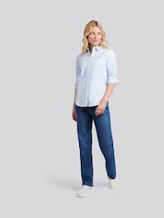 U.S. Polo Assn. Blue Classic Fit Gingham Shirt - Image 3 of 9