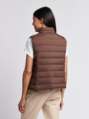 U.S. Polo Assn. Brown Lightweight Puffer Gilet - Image 2 of 5