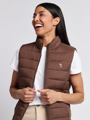 U.S. Polo Assn. Brown Lightweight Puffer Gilet - Image 4 of 5