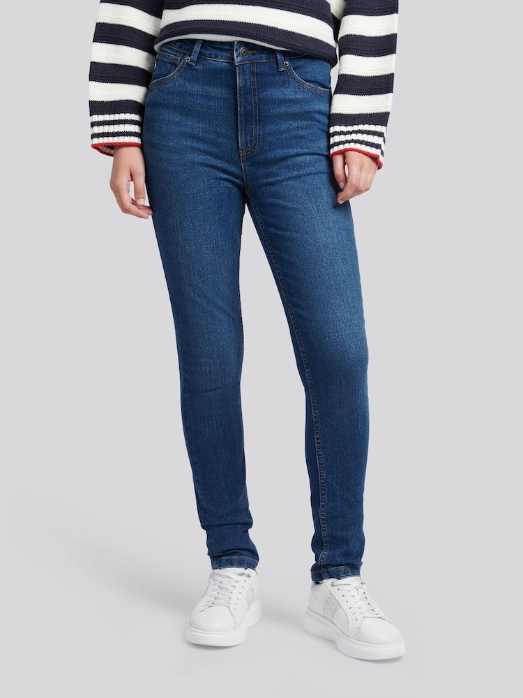 U.S. Polo Assn. Blue Skinny Fit Sculpture Jeans - Image 1 of 1 U.S. Polo Assn. Blue Skinny Fit Sculpture Jeans - Image 1 of 1