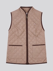U.S. Polo Assn. Brown Bound Quilted Hacking Gilet - Image 7 of 10