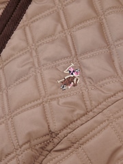 U.S. Polo Assn. Brown Bound Quilted Hacking Gilet - Image 9 of 10