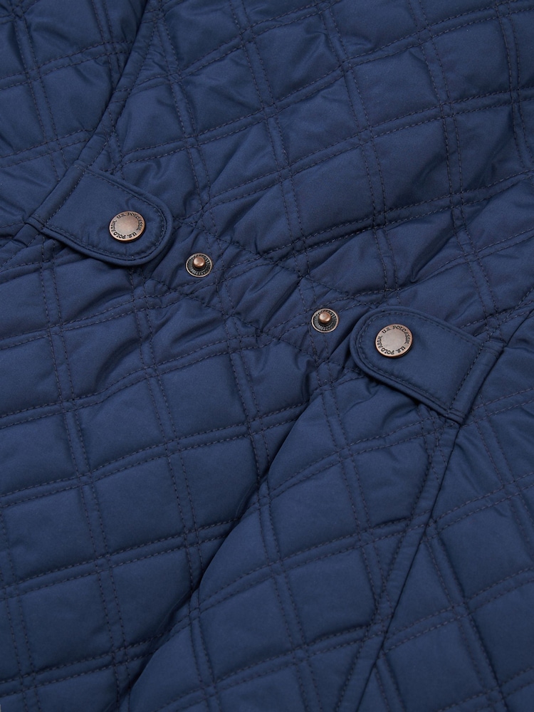 U.S. Polo Assn. Blue Bound Quilted Hacking Gilet - Image 10 of 10 U.S. Polo Assn. Blue Bound Quilted Hacking Gilet - Image 10 of 10