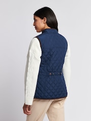 U.S. Polo Assn. Blue Bound Quilted Hacking Gilet - Image 4 of 10