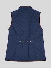 U.S. Polo Assn. Blue Bound Quilted Hacking Gilet - Image 8 of 10