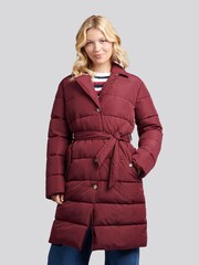 U.S. Polo Assn. Brown Puffer Trench Coat - Image 1 of 12