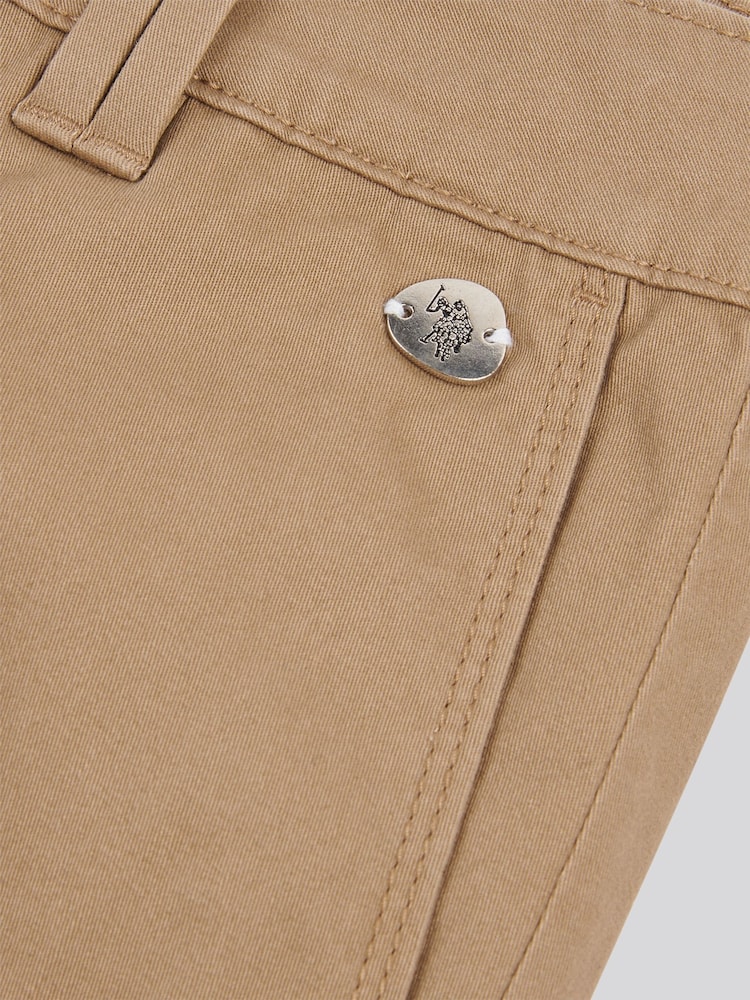 U.S. Polo Assn. Brown Chino Trousers - Image 7 of 7