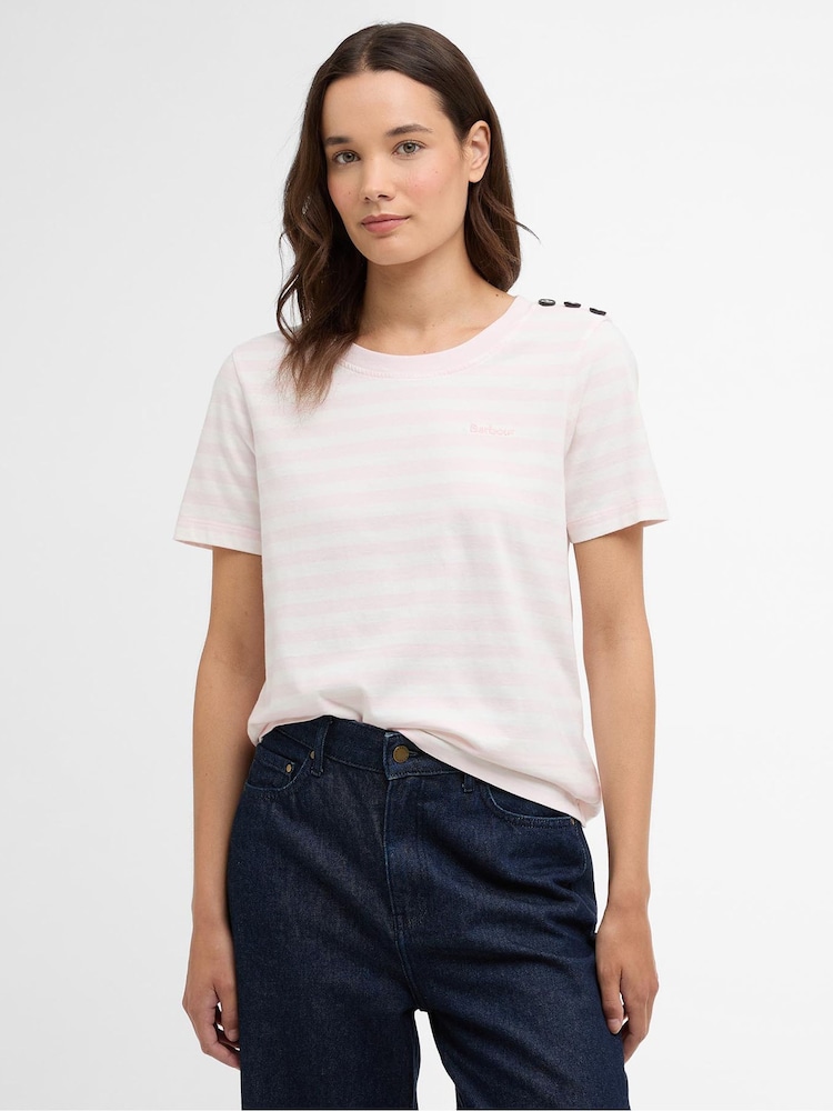 Barbour® Pink Ferryside T-Shirt - Image 1 of 7