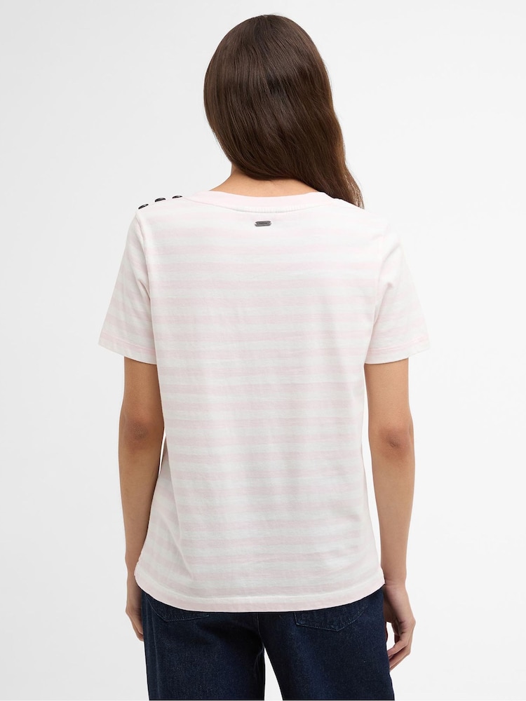 Barbour® Pink Ferryside T-Shirt - Image 2 of 7