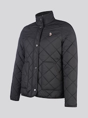 U.S. Polo Assn. Black Lightweight Quilted Jacket - Image 8 of 11