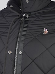 U.S. Polo Assn. Black Lightweight Quilted Jacket - Image 9 of 11