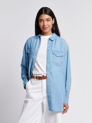 U.S. Polo Assn. Chambray Overshirt - Slika 1 iz 8