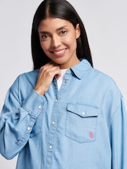 U.S. Polo Assn. Chambray Overshirt - Slika 2 iz 8