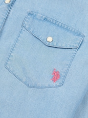 U.S. Polo Assn. Chambray Overshirt - Slika 7 iz 8