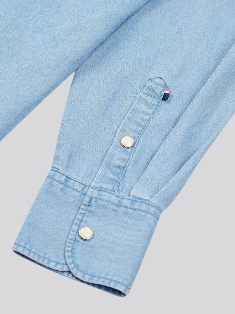U.S. Polo Assn. Chambray Overshirt - Slika 8 iz 8