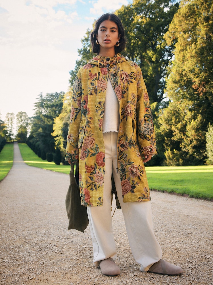 Yellow National Trust x Next Parka Jacket - Image 1 of 10