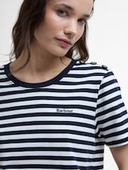 Barbour® Navy Ferryside T-Shirt - Image 4 of 8