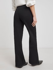 Simply Be Black Wide Leg Weekender Jeggings - Image 2 of 5