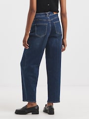 Simply Be Blue Smart Tapered Barrel Jeans - Image 2 of 4