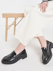 Chrom/Schwarz - Simply Be Chunky Mary Jane Shoes - Bild 1 von 4
